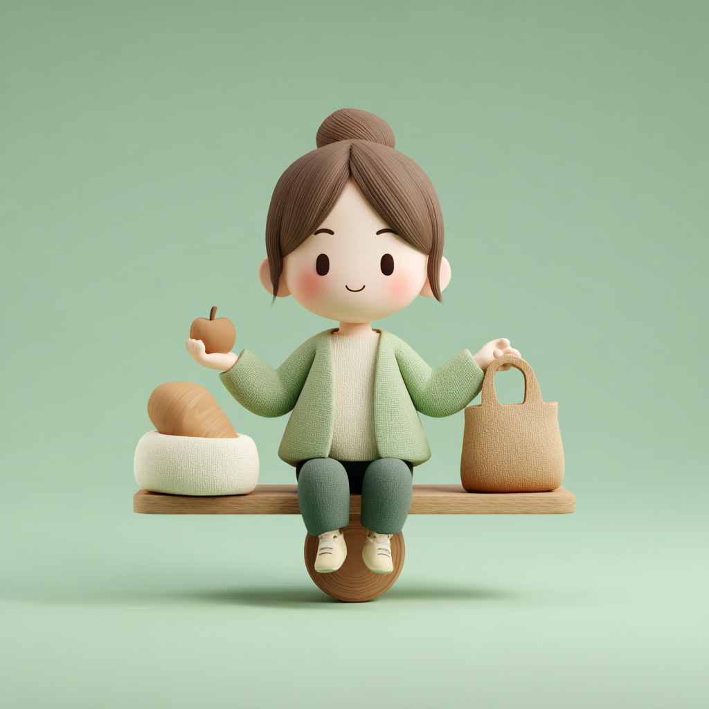 게으름 지수 50% · 반반 밸런스형